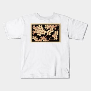 Vintage Japanese Cherry Blossom Drawing Kids T-Shirt